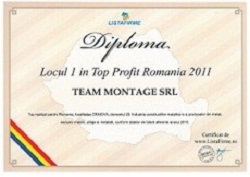 2011 – 1st Top Profit Romania