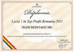 2011 – 1st Top Profit Romania
